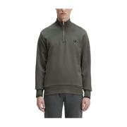 Iconische Rits Trui Fred Perry , Green , Heren