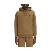 Bruine hoodie met iconische details Fred Perry , Brown , Heren