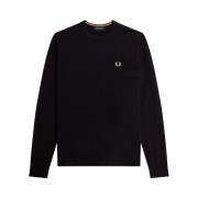 Stijlvolle Maglia Shirt Fred Perry , Black , Heren