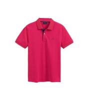 Klassieke Polo Shirt Gant , Pink , Heren