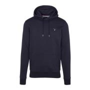 Hoodie - S Gant , Blue , Heren