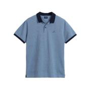 Quadricolore Polo Shirt Gant , Blue , Heren