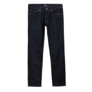 Slim Fit Jeans van katoenmix Gant , Blue , Heren