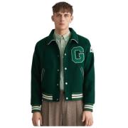 Tijdloze Amerikaanse baseball blouson Gant , Green , Heren