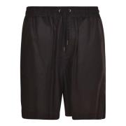 Casual Shorts Giorgio Armani , Black , Heren