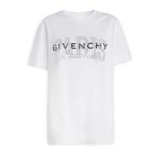 Iconisch Logo Dames T-Shirt Givenchy , White , Dames
