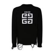 Zwarte Sweaters voor Heren Givenchy , Black , Heren