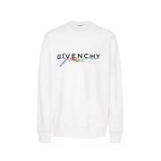 Geborduurde Logo Sweatshirt Givenchy , White , Dames