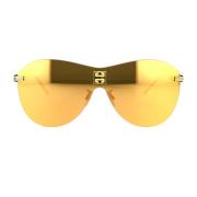 Moderne zonnebril met metalen accenten Givenchy , Yellow , Unisex