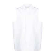 Witte Katoenen Korte Mouw Shirt voor Heren Givenchy , White , Heren