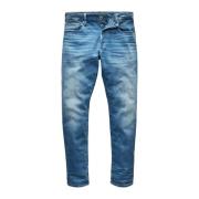 Jeans- G-Star 3301 Azure Straight Tapered G-star , Blue , Heren