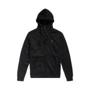 Premium Core Hoodie met Kangaroo Zak G-star , Black , Heren