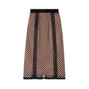 GG net-overlay rok Gucci , Beige , Dames