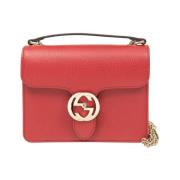 Cross Body Tas Gucci , Red , Dames