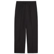 Geknipte poplin chino broek Gucci , Black , Heren