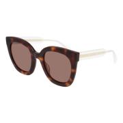 Zonnebril Gucci , Brown , Dames