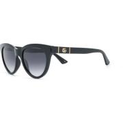 Zonnebril Gucci , Black , Dames