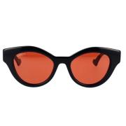 Minimalistische Cat-Eye Zonnebril Gucci , Black , Dames