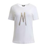 Dames Katoenen T-Shirt - True White Guess , White , Dames