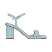 Eco-Leather High Heel Sandals Guess , Blue , Dames