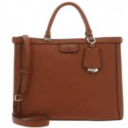 Nieuwe Rechthoekige Bruine Cognac Dames Tas Guess , Brown , Dames