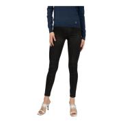 Coated Skinny Jeans Guess , Black , Dames