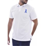 Pique pique met geborduurd logo Hackett , White , Heren