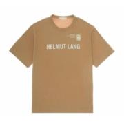 T-Shirt Helmut Lang , Beige , Heren