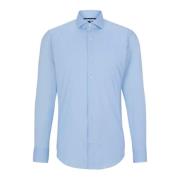 Normaal Overhemd Hugo Boss , Blue , Heren