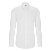 Herenoverhemd Hugo Boss , White , Heren