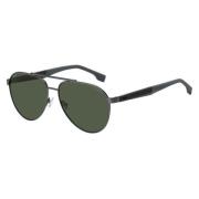 Luxury Metal Sunglasses for Men Hugo Boss , Gray , Heren