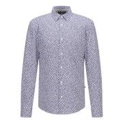 Normaal shirt Hugo Boss , Blue , Heren