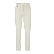 Slim Fit Broek met Smal Toelopende Pijpen Hugo Boss , White , Heren