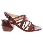 High Heel Sandals Ixos , Brown , Dames