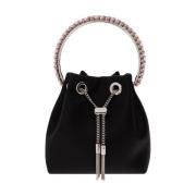 ‘Bon Bon’ satijnen schoudertas Jimmy Choo , Black , Dames