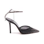 Zwart/Rook Saeda 100 Jimmy Choo , Black , Dames