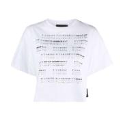 Stijlvolle Dames Grafische T-Shirts John Richmond , White , Dames