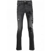 Vintage Logo Skinny Jeans John Richmond , Black , Heren