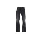 Slim-Fit X-Geprinte Jeans John Richmond , Black , Heren