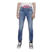 Stijlvolle Slim Fit Jeans voor Mannen John Richmond , Blue , Heren