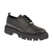 Heren Oxford schoen met track zool John Richmond , Black , Heren