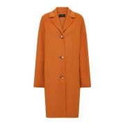Single-Breasted Coats Joseph , Orange , Dames