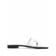 Platte sandalen Karl Lagerfeld , White , Dames