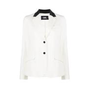 Enkellange Jas Karl Lagerfeld , White , Dames