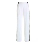 Stijlvolle Wide Trousers Karl Lagerfeld , White , Dames