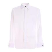 Wit Logo Formeel Overhemd Karl Lagerfeld , White , Heren