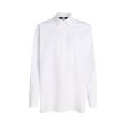 Klassieke Kraag Shirt Karl Lagerfeld , White , Dames