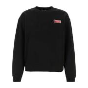 Zwarte katoenen sweatshirt Kenzo , Black , Dames