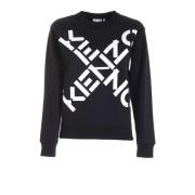 Klassieke Sport Sweatshirt Kenzo , Black , Dames