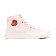 Roze Boke Flower High-Top Sneakers Kenzo , Pink , Dames